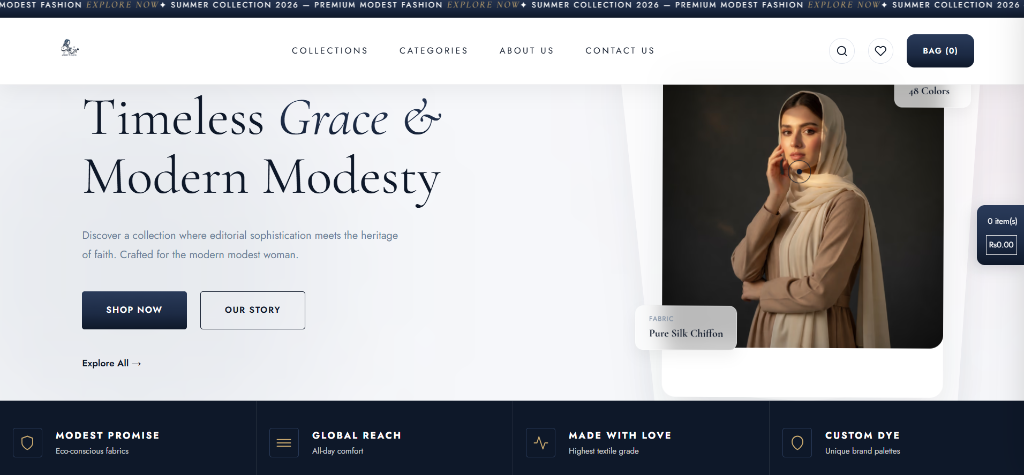 Mehr-e-Hijab — E-Commerce Website